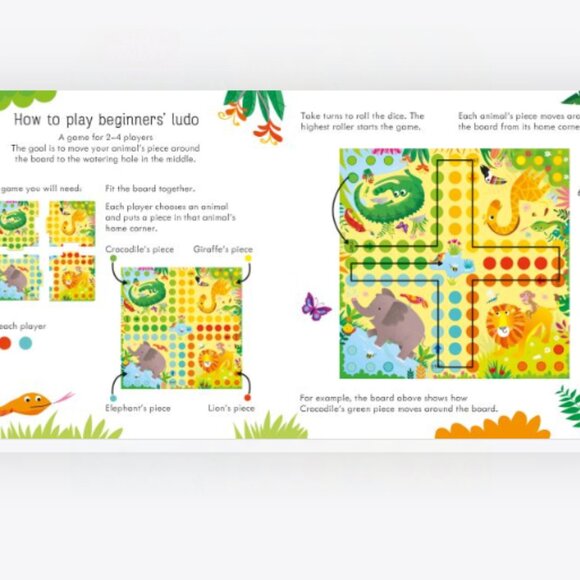 Usborne Animal Ludo Board Game - Picture 10 of 11